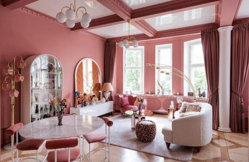 Alppiharju Apartment | Elegant Pink Suite - 4-Star Stay with Perfect Reviews