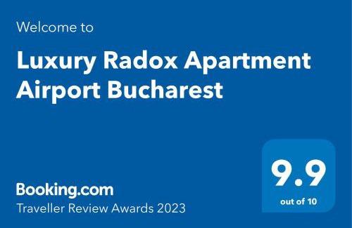Otopeni Apartment | Elegant Radox Apartment near Bucharest Airport with Pool
