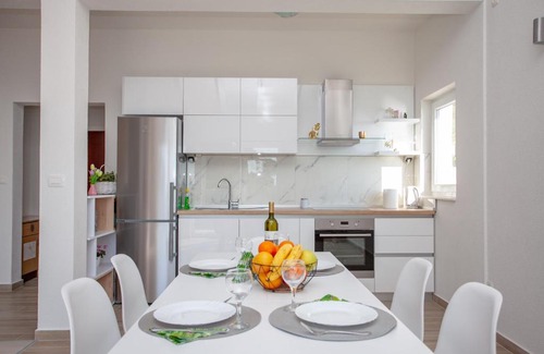 Jesenice Apartment | Oceanfront Retreat: 4-Star Rated Sea View Apartment