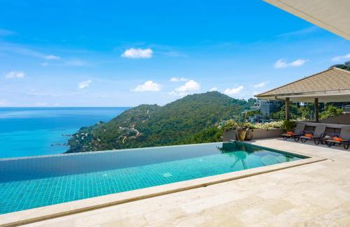 Lamai Villa | Elegant SeaView Villa with Double Infinity Pools & Oceanfront
