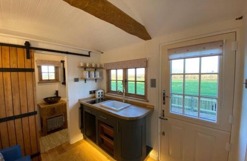 Kelham House | Eco-Friendly Shepherd Hut with Hot Tub and Fireplace