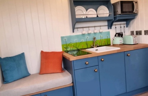 Doolin Cabin | Cozy Shepherds Hut Retreat with Relaxing Hot Tub