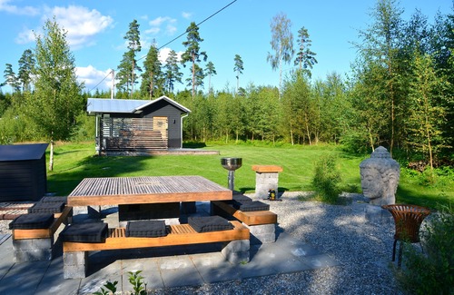 Bolmso Cabin | Private Summer House on Bolmsö with Ocean and Lake Views