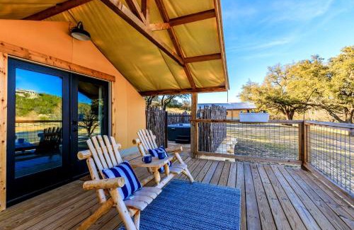 Ingram Other | Luxury Tented Cabin Glamping Escape, with River Access in Ingram, Texas