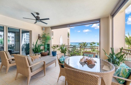 Seven Mile Beach Condo | Premier Three Bedroom Oasis with Oceanfront Views