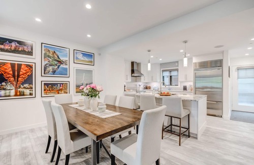 Southwest Calgary House | Elegant Townhouse with Scenic Patio and Elevator Access
