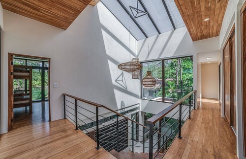 Playa Guiones Villa | Luxury Tropical Bamboo Villa w/pool surrounded by jungle & steps from the beach