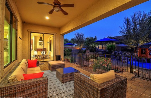 Stratland Estates House | Unforgettable Vacation Home with Heated Pool & Spa