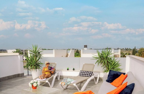 Los Cuarteros Villa | Elegant Villa with Pool, Steps from Beach & Golf