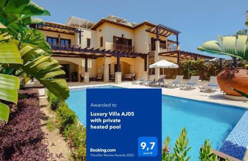 Kouklia Villa | Elegant Villa AJ05 with Private Heated Pool & Ocean View