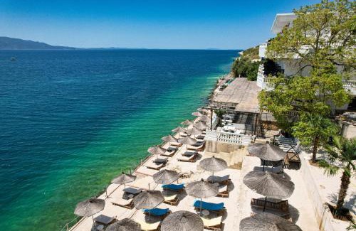 Sarande Hotel | Blissful Villa Alisja Sarande with Private Beach Escape