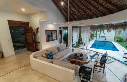 Brisas de Zicatela Villa | Elegant Villa El Capricho: Ocean View & Pool Access