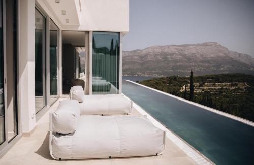 Zrnovo Villa | Elegant Villa Morello Korcula with Heated Pool & Ocean Views