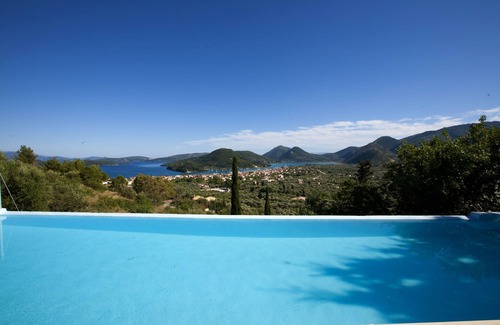 Nidri Villa | Experience Villa Dahlia: Oceanfront Retreat with Private Pool