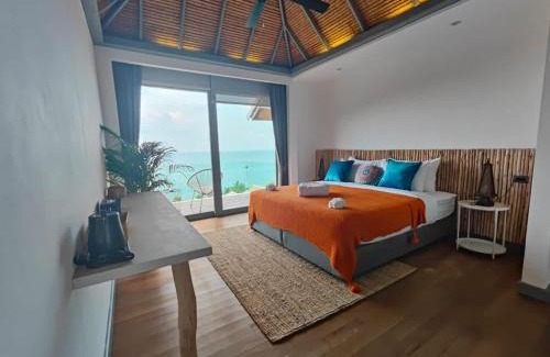 Haad Tian Villa | Seaview Villa: Stunning Oceanfront Retreat Near Beach