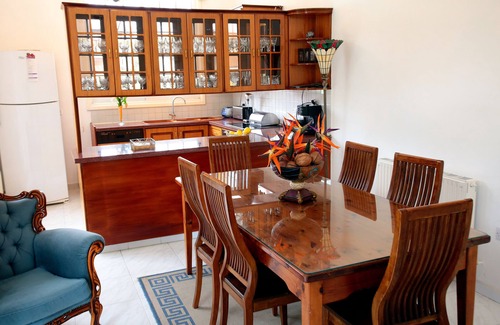 Aradippou Villa | Elegant Villa Steps from Larnaca Beach with Pool & Spa
