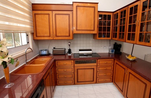 Aradippou Villa | Elegant Villa Steps from Larnaca Beach with Pool & Spa