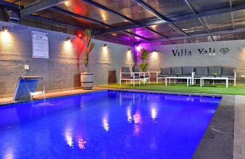 Nof Kinneret Villa | Elegant Villa with Heated Pool in Zfat - Family Friendly Stay