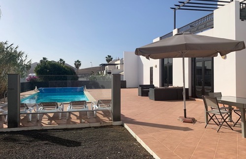Conil Villa | Seaside Villa with Private Heated Pool & Volcano Views