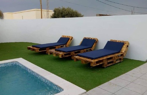 Aghir Villa | Luxury villa with private pool not overlooked and view of the panoramic beach