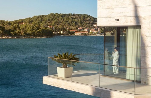 Stikovica Villa | Luxury Villa Yoko Dubrovnik with private infinity pool, sauna and private sea access