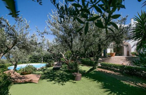 Anacapri Villa | Elegant Villa Zaffiro: Pool, Garden & Oceanfront Bliss