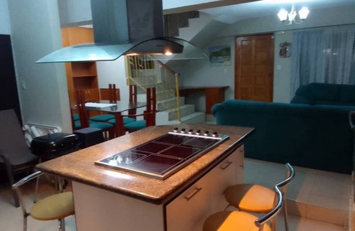 Lecherías Villa | Elegant Village Retreat with Pool & BBQ, 5 Min to Beach
