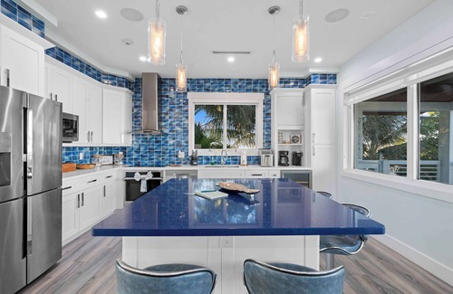 Marathon House | Exquisite Waterfront Retreat with Private Pool & Dock Access