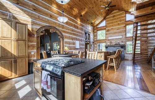 Dashwood House | Enchanting Grand Bend Log Cabin with Private Pond Retreat