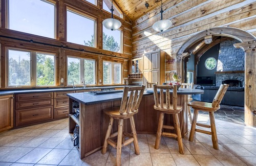 Dashwood House | Enchanting Grand Bend Log Cabin with Private Pond Retreat