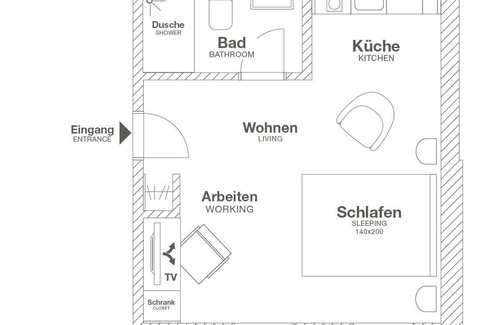 Vorsfelde Apartment | Luxury with terrace - Design Serviced Apartment in Wolfsburg