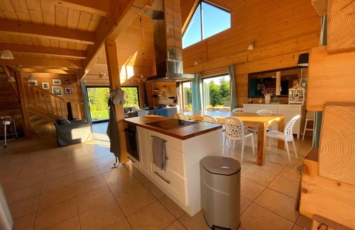 Kolczewo House | Enchanting Wooden Retreat with Garden, Sauna & Ocean Views