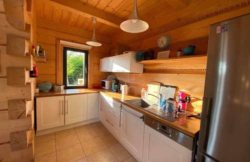 Kolczewo House | Enchanting Wooden Retreat with Garden, Sauna & Ocean Views