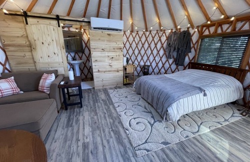 Mineral Wells Cabin | Luxury Yurt in Mineral Wells