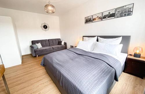Eutritzsch Apartment | Upscale Apartment in Leipzig with Private Parking & Great Reviews
