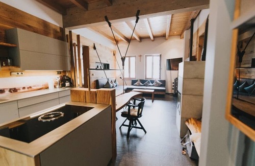 Schwarzach b. Nabburg Apartment | Elegant Chalet by the River Schwarzach with Spa & Ocean Views
