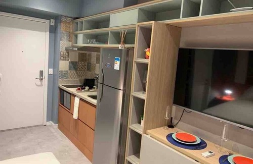 Central Zone Apartment | Discover Luz 1802: Family-Friendly with Pool Access