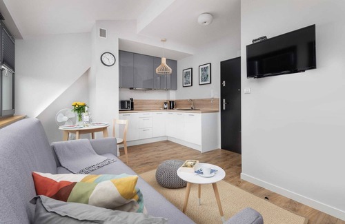 Kolobrzeg Apartment | Pet-Friendly Studio with Kitchen and Spa at Lwowska 12A/37