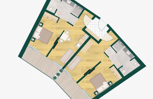 Naz Apartment | Explore Mühlwaldhof Appartement with Ocean View Amenities