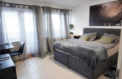 Dortmund City Centre Apartment | M House Do Modernes Privatzimmer mit Balkon & Self Check-in