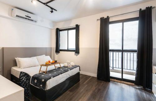 Santa Ifigenia Apartment | Comfortable Aconchego Near Estação da Luz with Pool