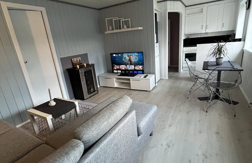 Maloy Apartment | Discover Maaloey Fjord & Mountain Panorama with Great Amenities