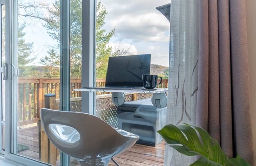Saint-Calixte House | Relaxing Retreat at Mabel & Charles with Spa and Lake Views