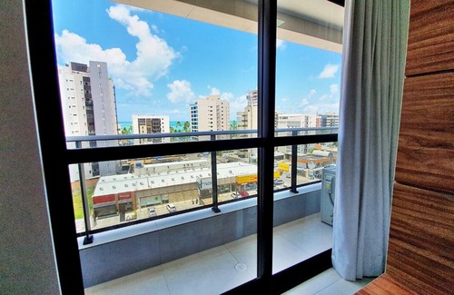 Ponta Verde Apartment | Oceanfront Maceió Studio Master with Pool & Sea View
