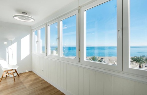 Torremolinos Apartment | Experience Beachfront Bliss at Ocean Front Line Apartment