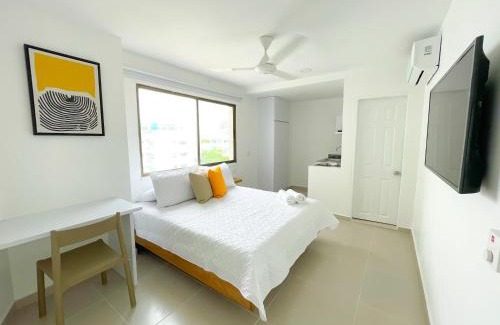 Monteria Apartment | Relaxing Poolside Retreat at Magico Apartaestudio PR66A