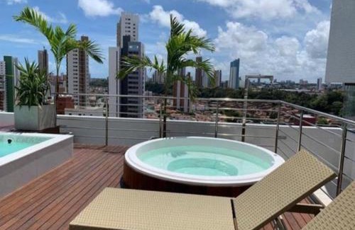 Loteamento Oceania II Apartment | Elegant Flat in Manaíra - Pool, Hot Tub & Family Friendly