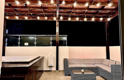 Santiago Province Apartment | Elegant Penthouse Retreat with Jacuzzi & Pool Access