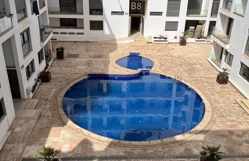 Agadir Bay Apartment | Elegant Apartment with Pool Overlooking Agadir Bay
