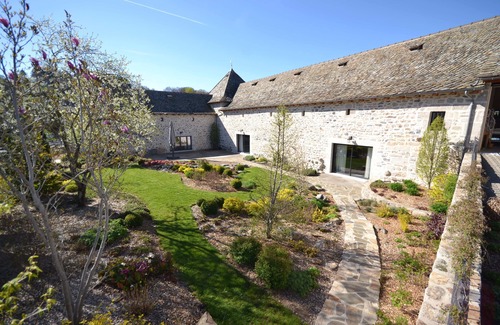 Huparlac House | Elegant Farmhouse Retreat with Spa and Pool Access